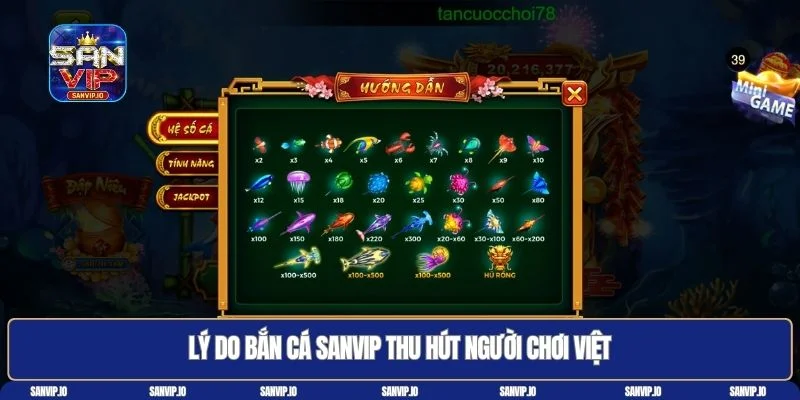 Bắn cá Sanvip