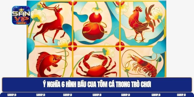 Hình bầu cua tôm cá