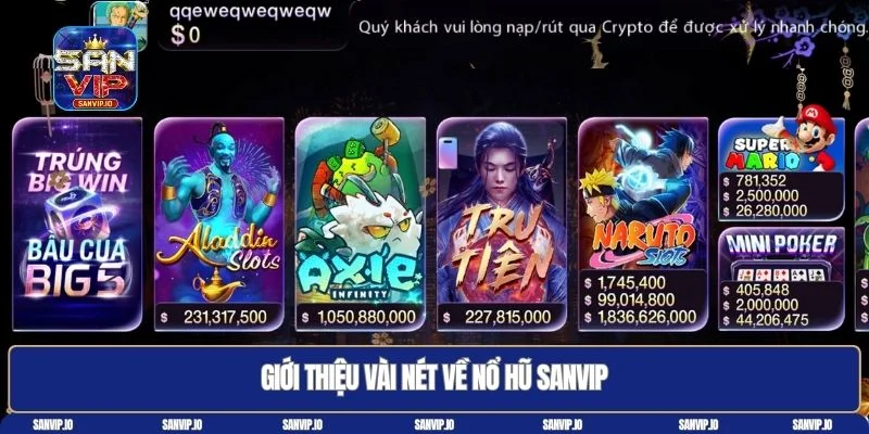 Nổ hũ Sanvip