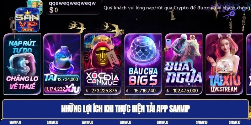 Tải app Sanvip