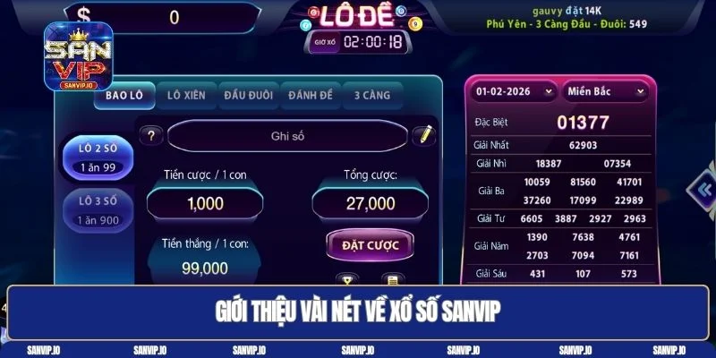 Xổ số Sanvip