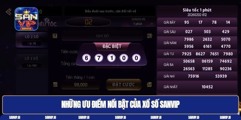 Xổ số Sanvip